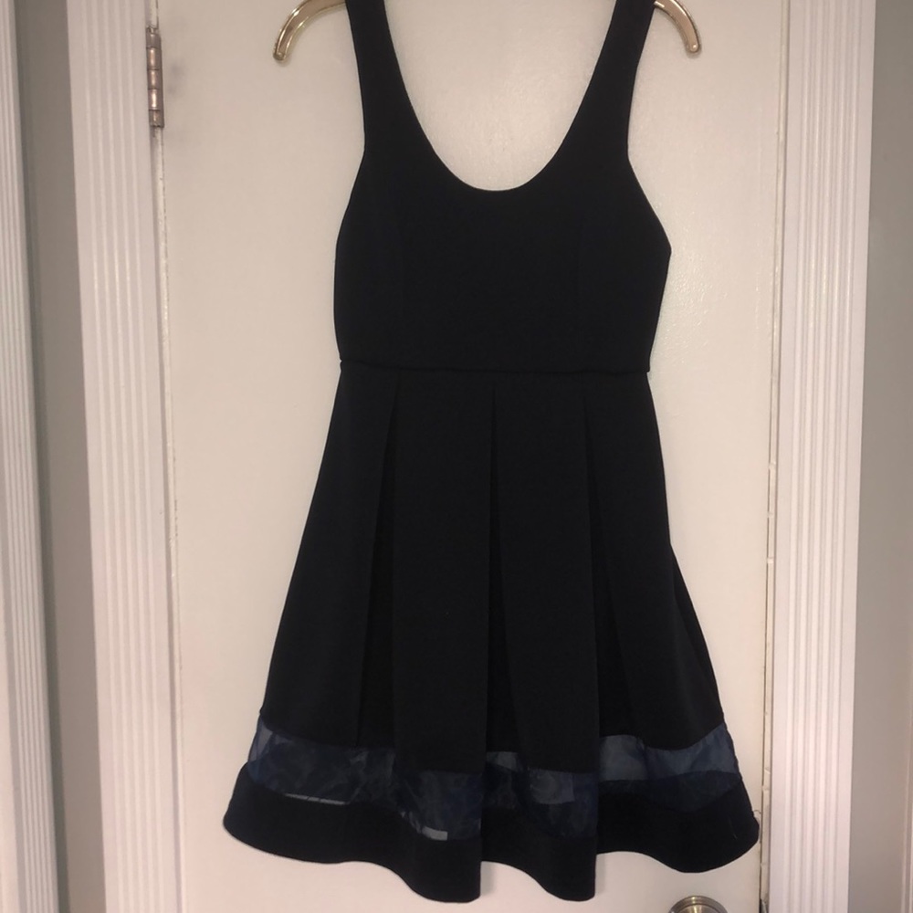 women's navy blue formal dress :)